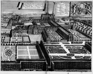 Chelles Abbey in 1688